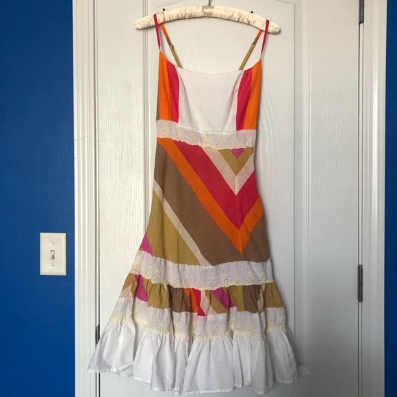 Free People Other - Free People Linen Cross Back Sun Dress